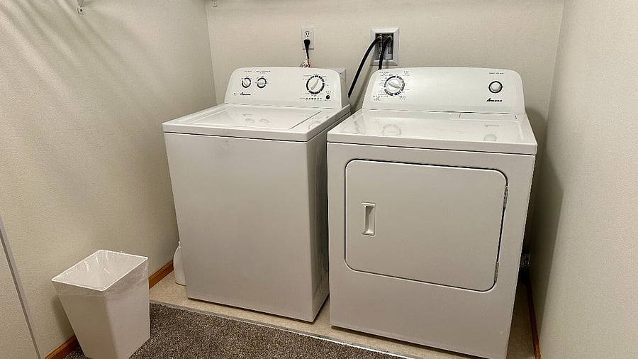 Washer Dryer in closet