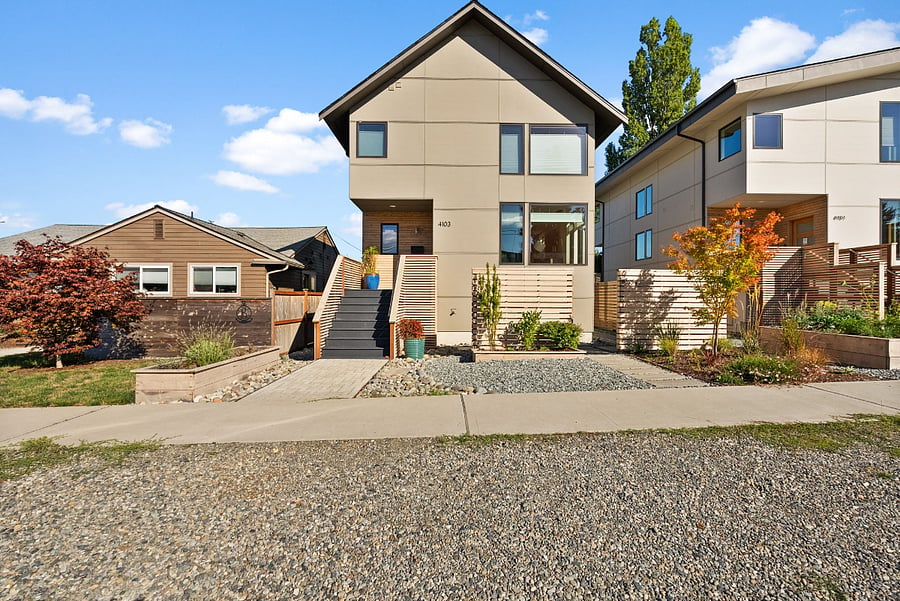 Front of main house. Unit B ADU unit entrance on right side of home.