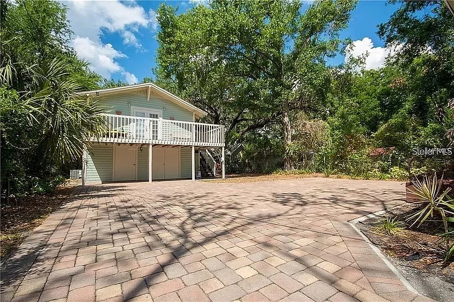 Exterior with private balcony.
