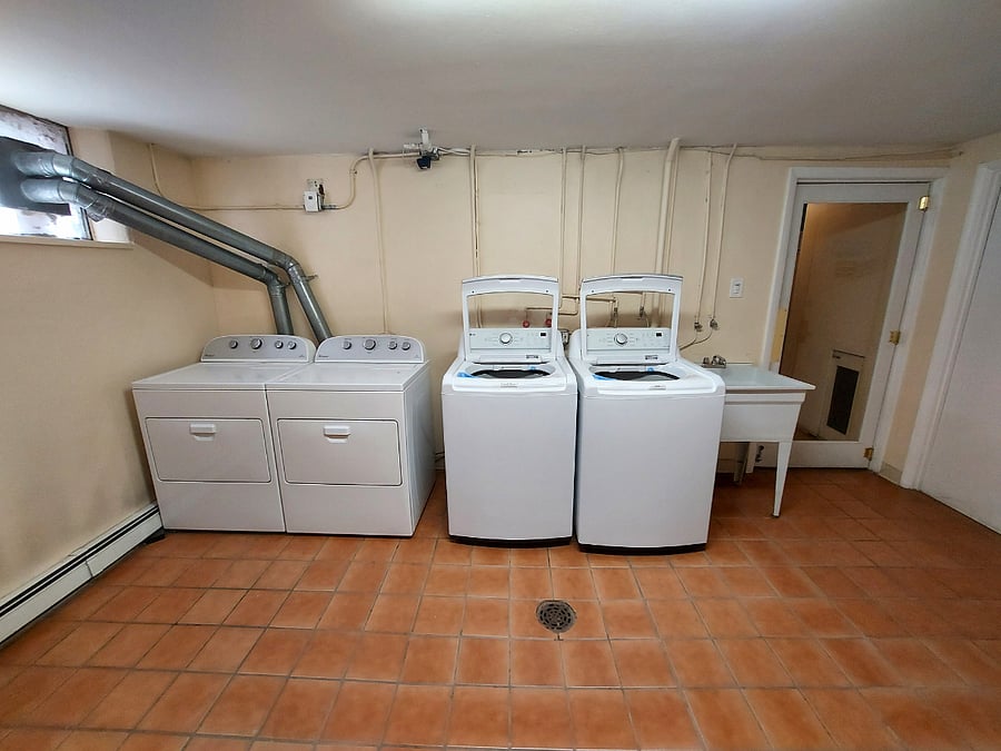 On-site laundry available in the building