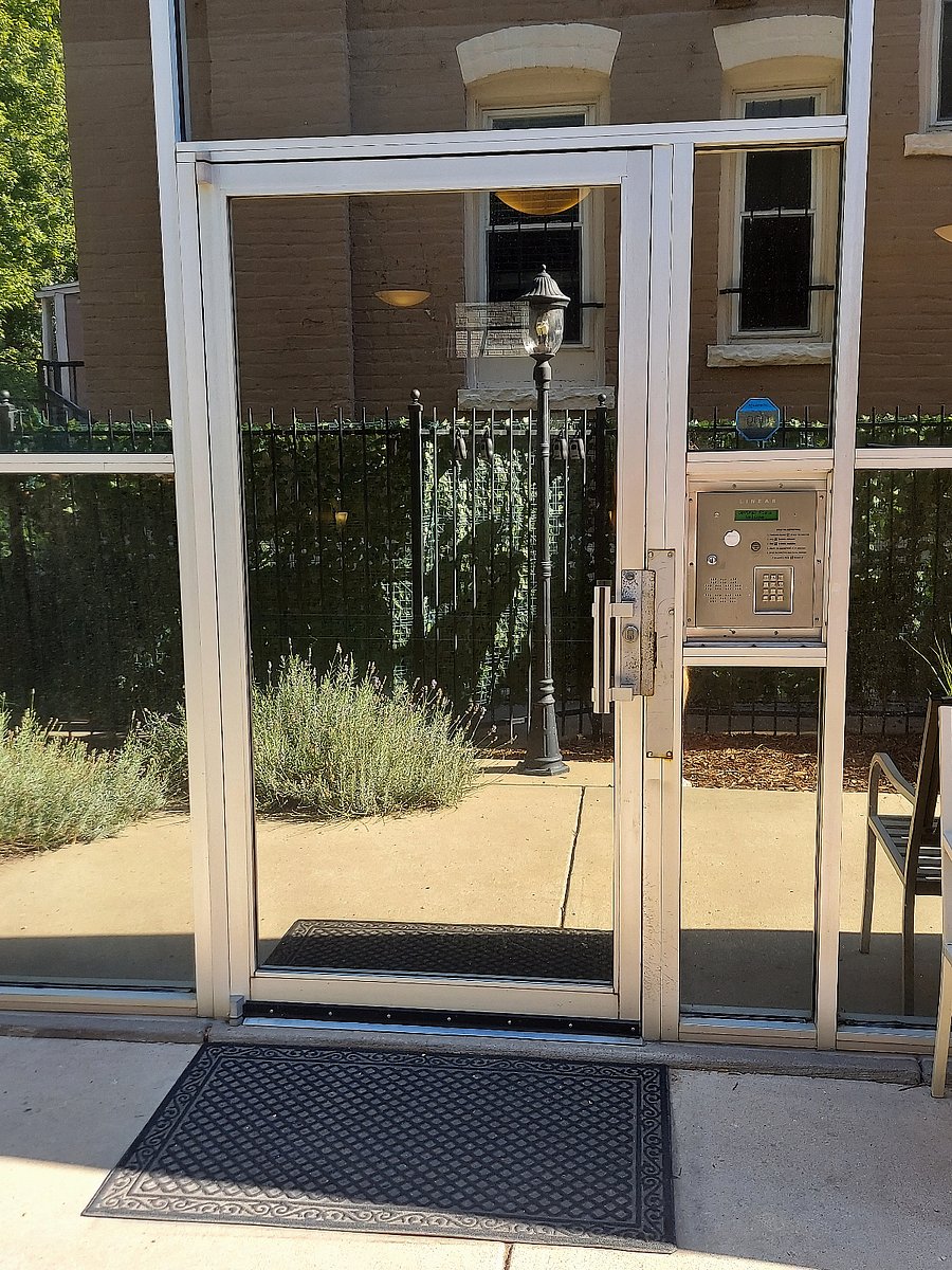 Controlled building entry with intercom