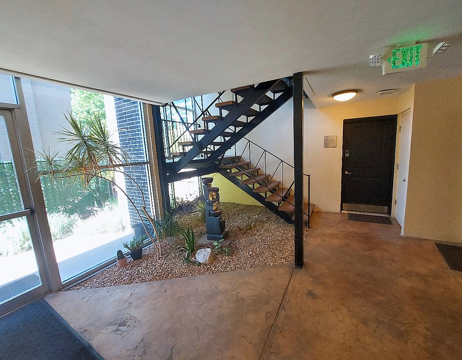 First-floor condo no stairs required to reach the unit