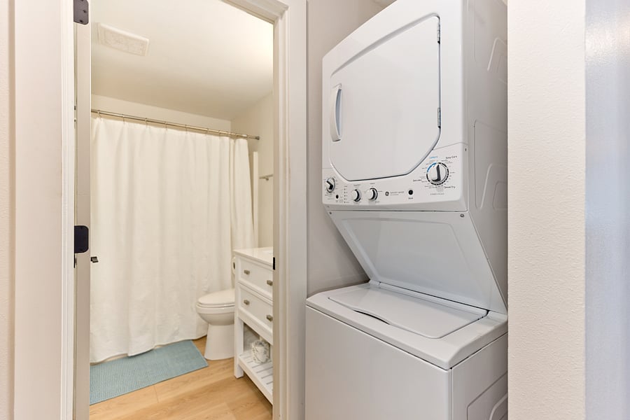 Stacked washer & dryer