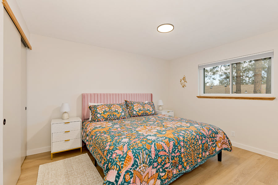 Bedroom 1: king bed