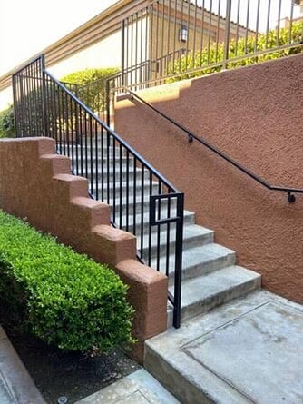 stairs from parking.