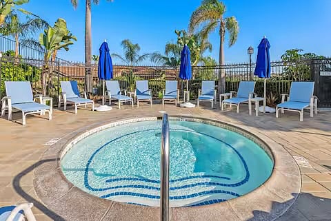Community spa
heater year-round