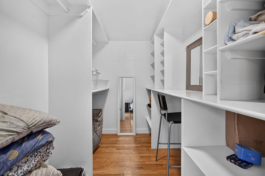 Master walk in closet