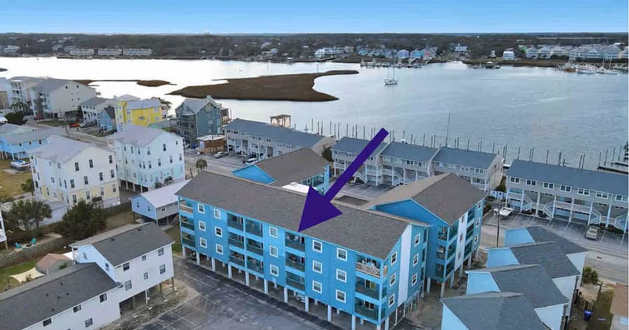 Condo Unit East Facing. Side