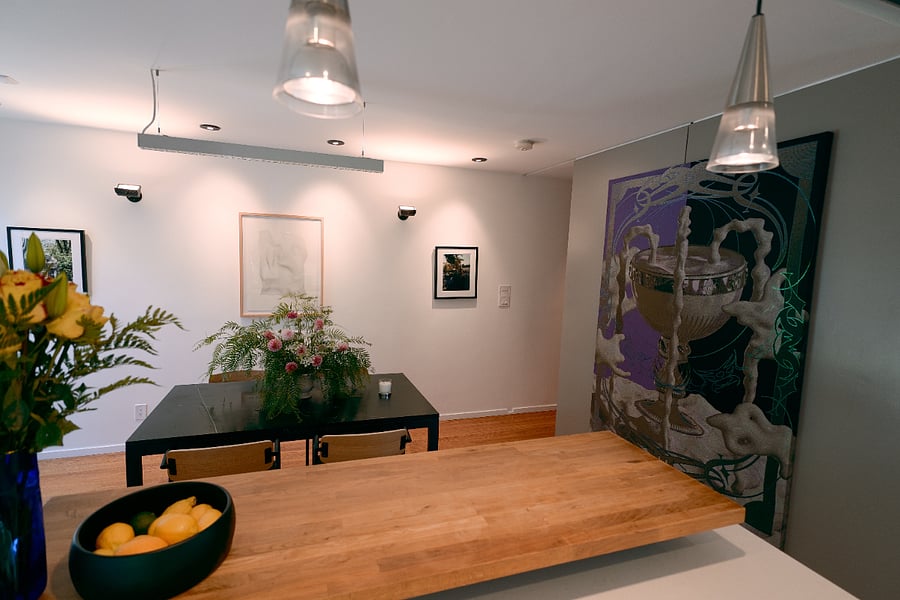 Dining room and kitchen high-top