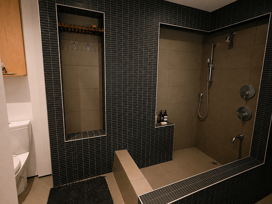 Master bathroom shower