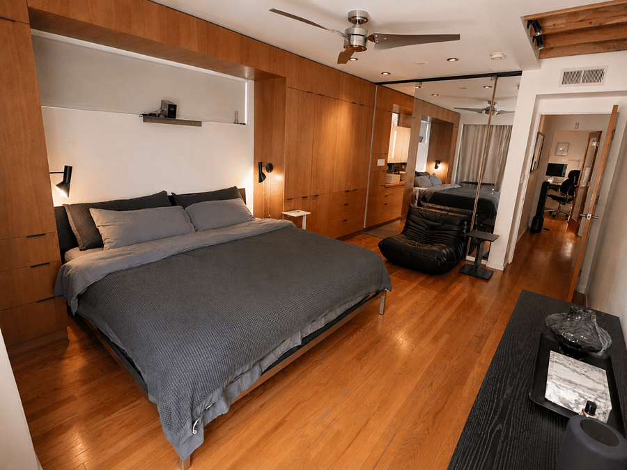 Master bedroom with on-suite bathroom