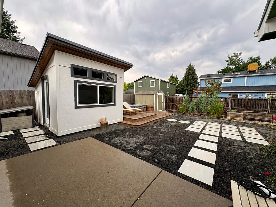 Sun Deck with Private Office Space