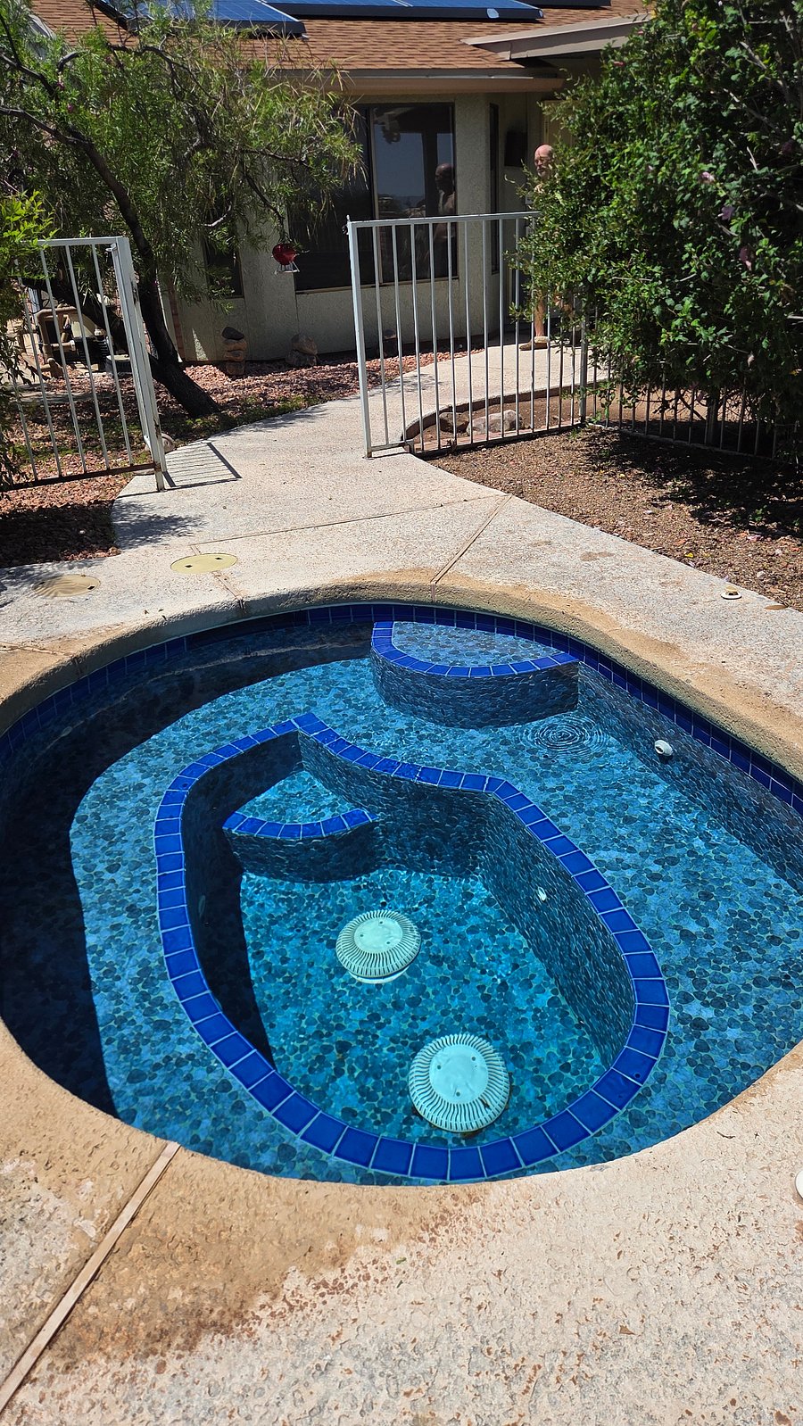 Private heated in-ground spa