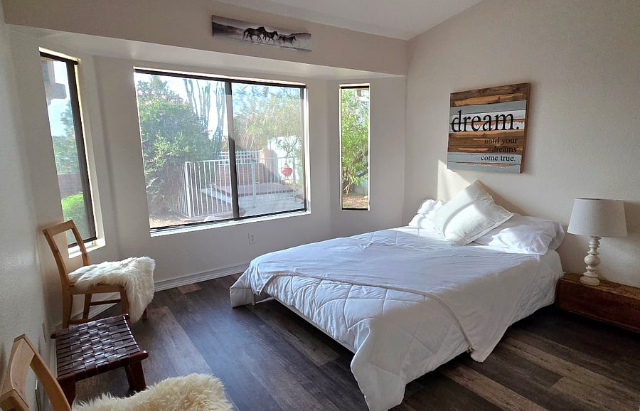 Second Queen Bedroom with view of spa