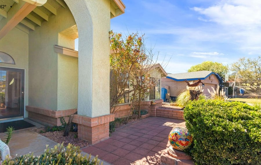 Front patio- great spot to enjoy morning coffee!