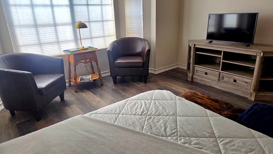 Primary Bedroom with TV
