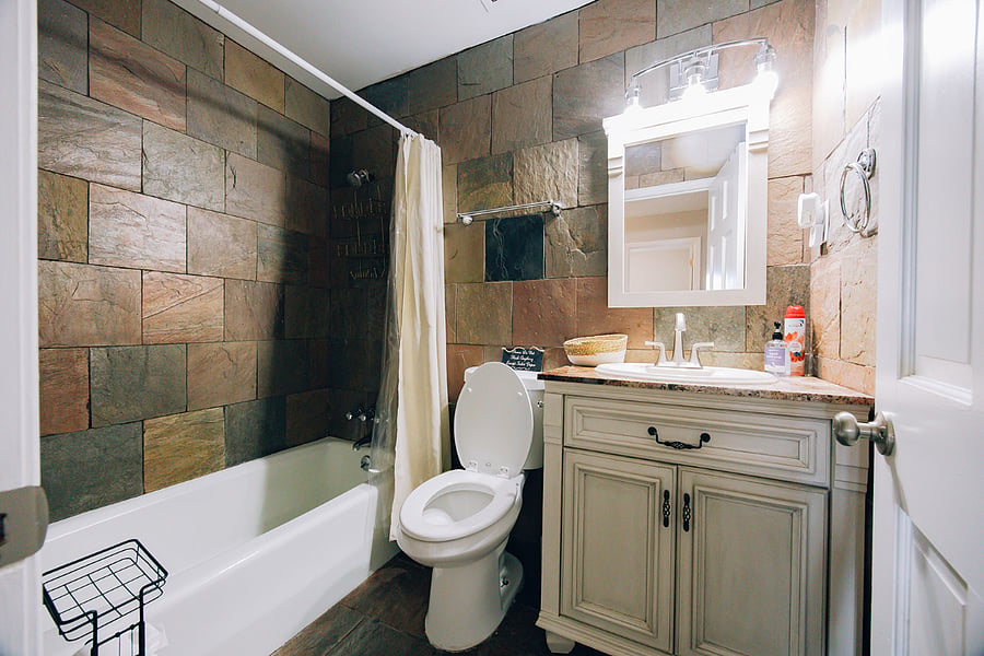 Guest full bathroom