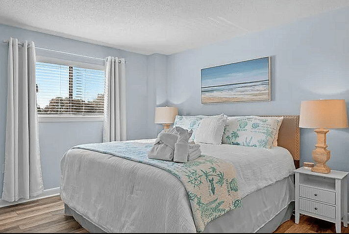 Drift off in this cozy, cloud-like retreat.
