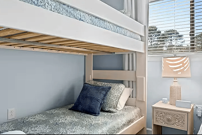 Rest easy with this smart sleeping setup for the kiddos or extra guests.