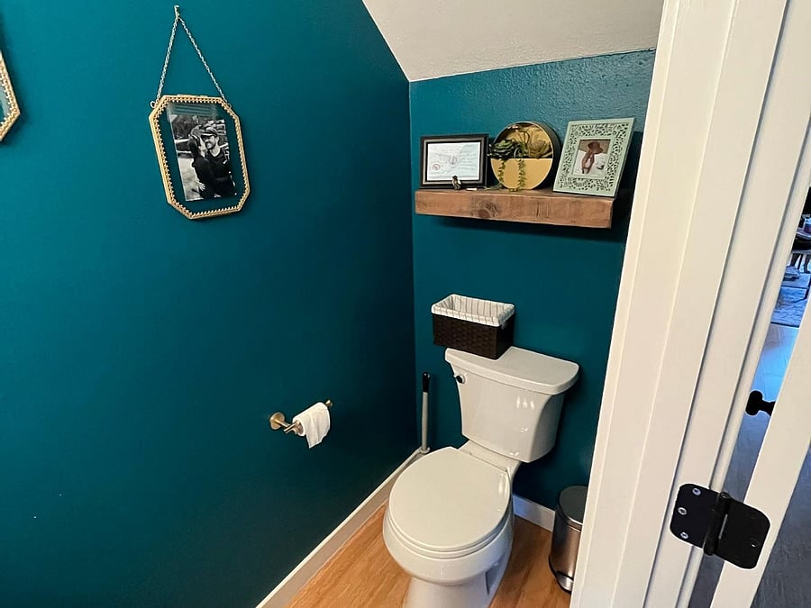 First floor half bath.