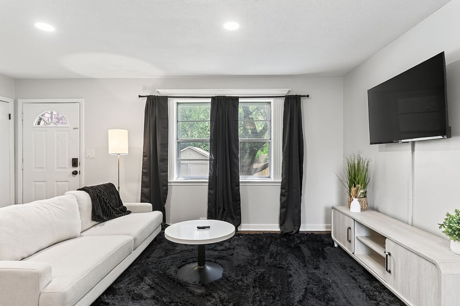 Living Room with Smart TV