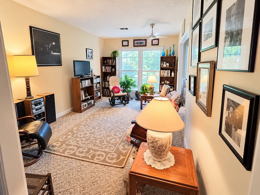 Great space for reading or relaxation.