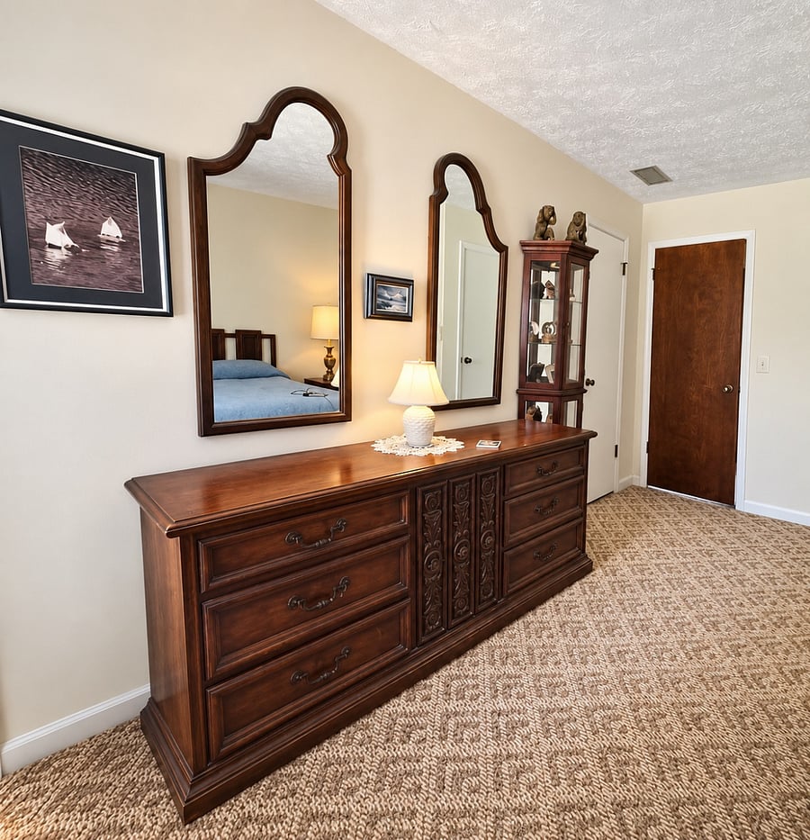 Dresser for extra storage. Room will have a smart tv provided.