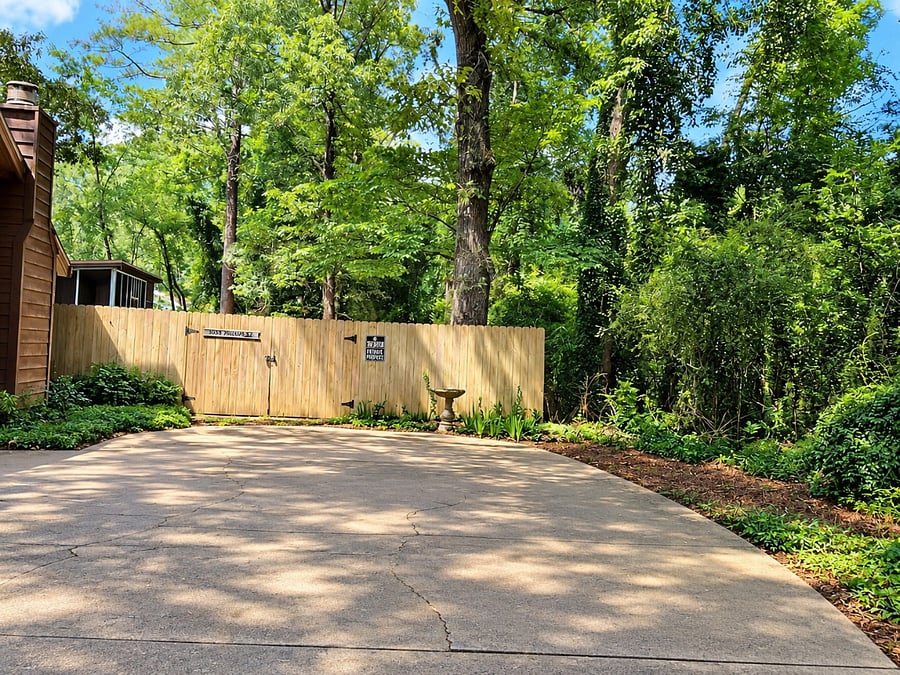 Guest parking in the driveway.