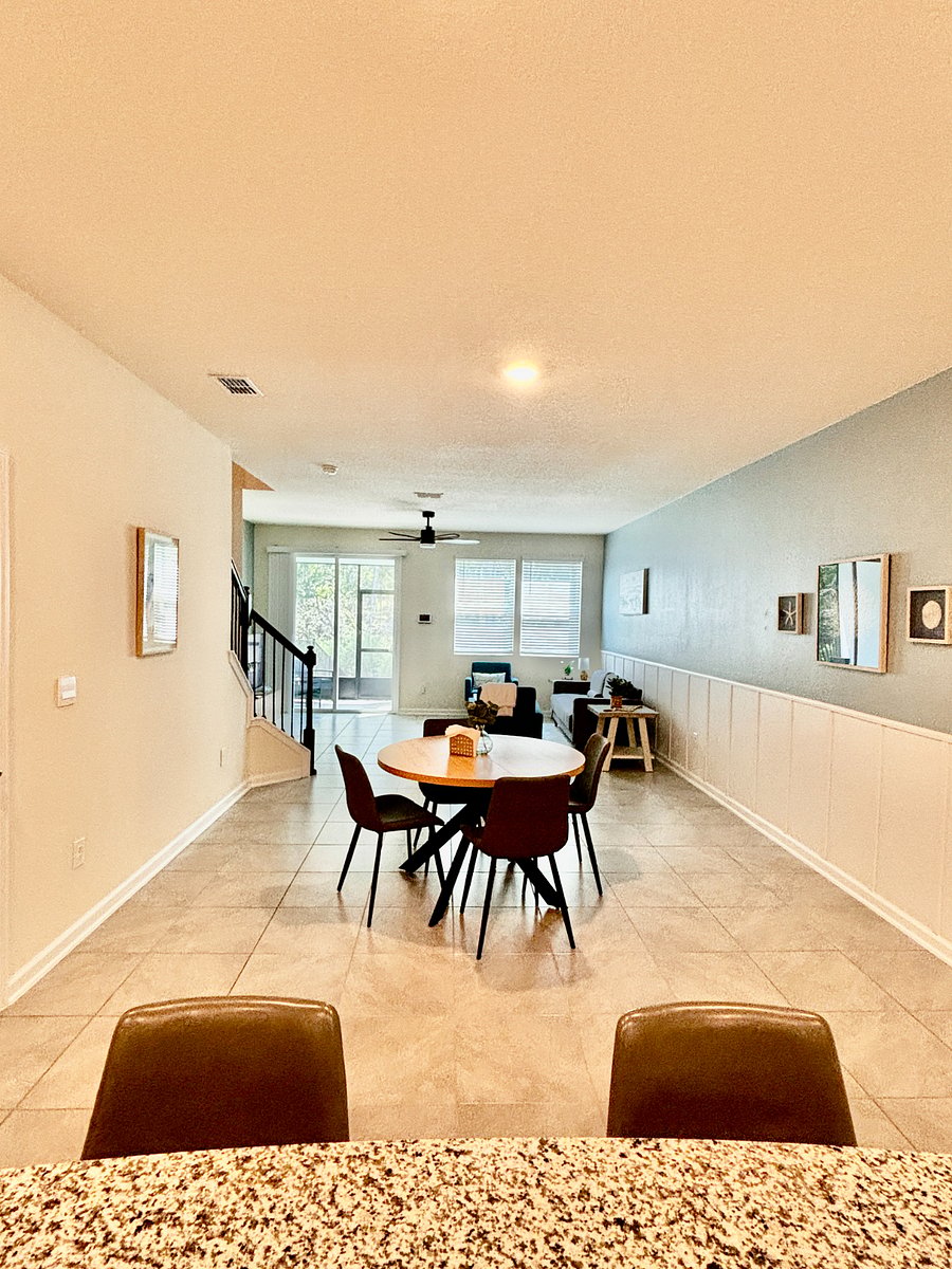 Dining and living area