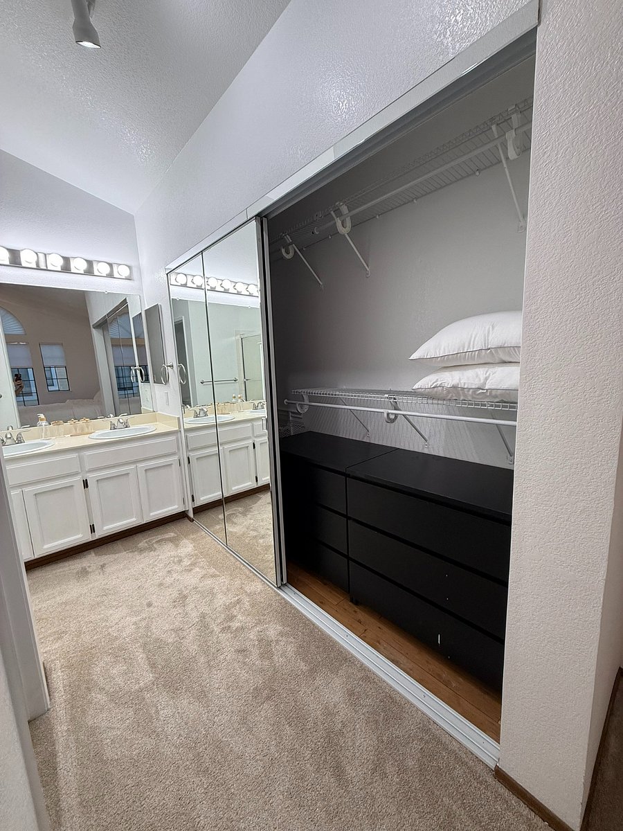 Generous closet and storage space