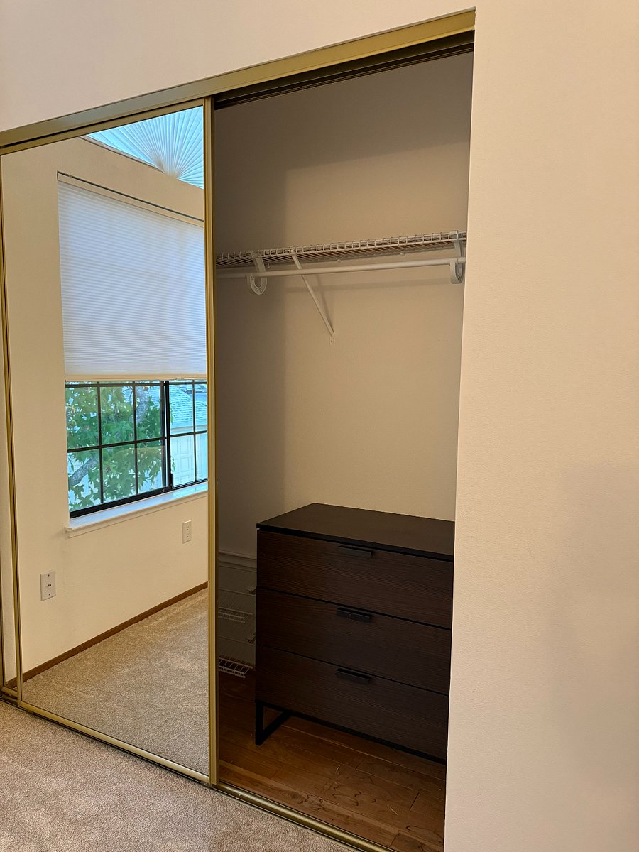 Generous closet and storage space