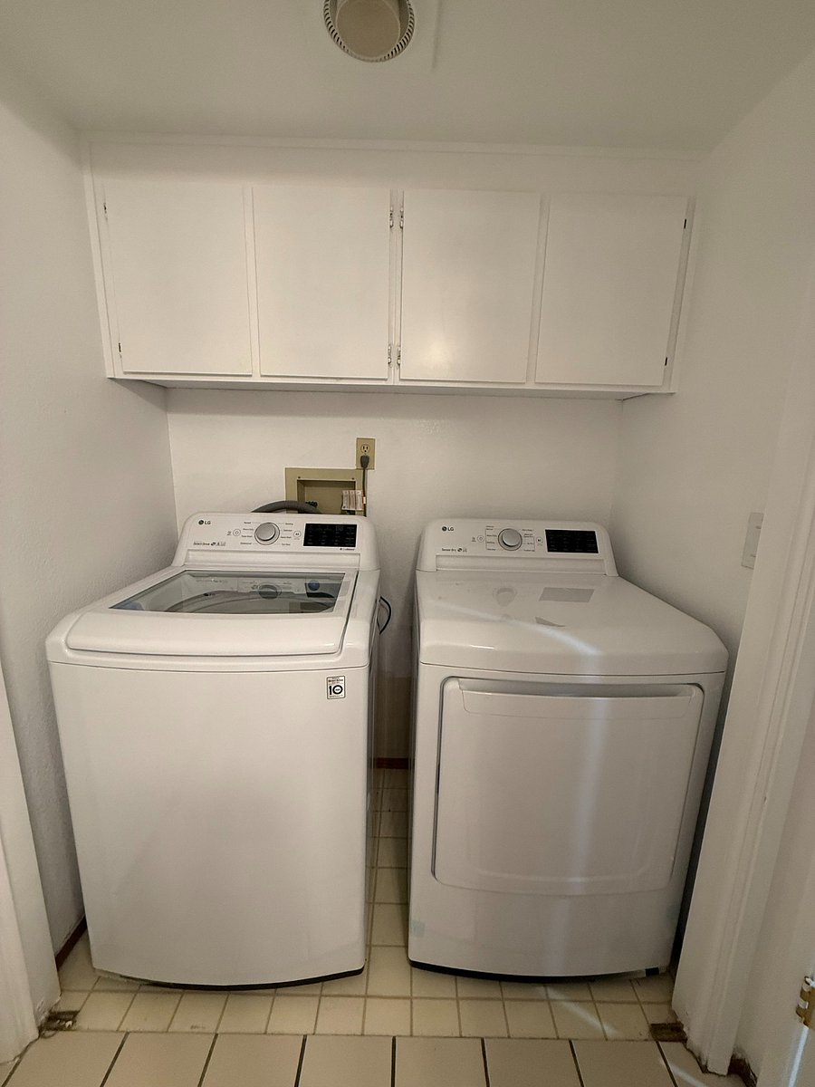 Full-size in-unit washer and dryer