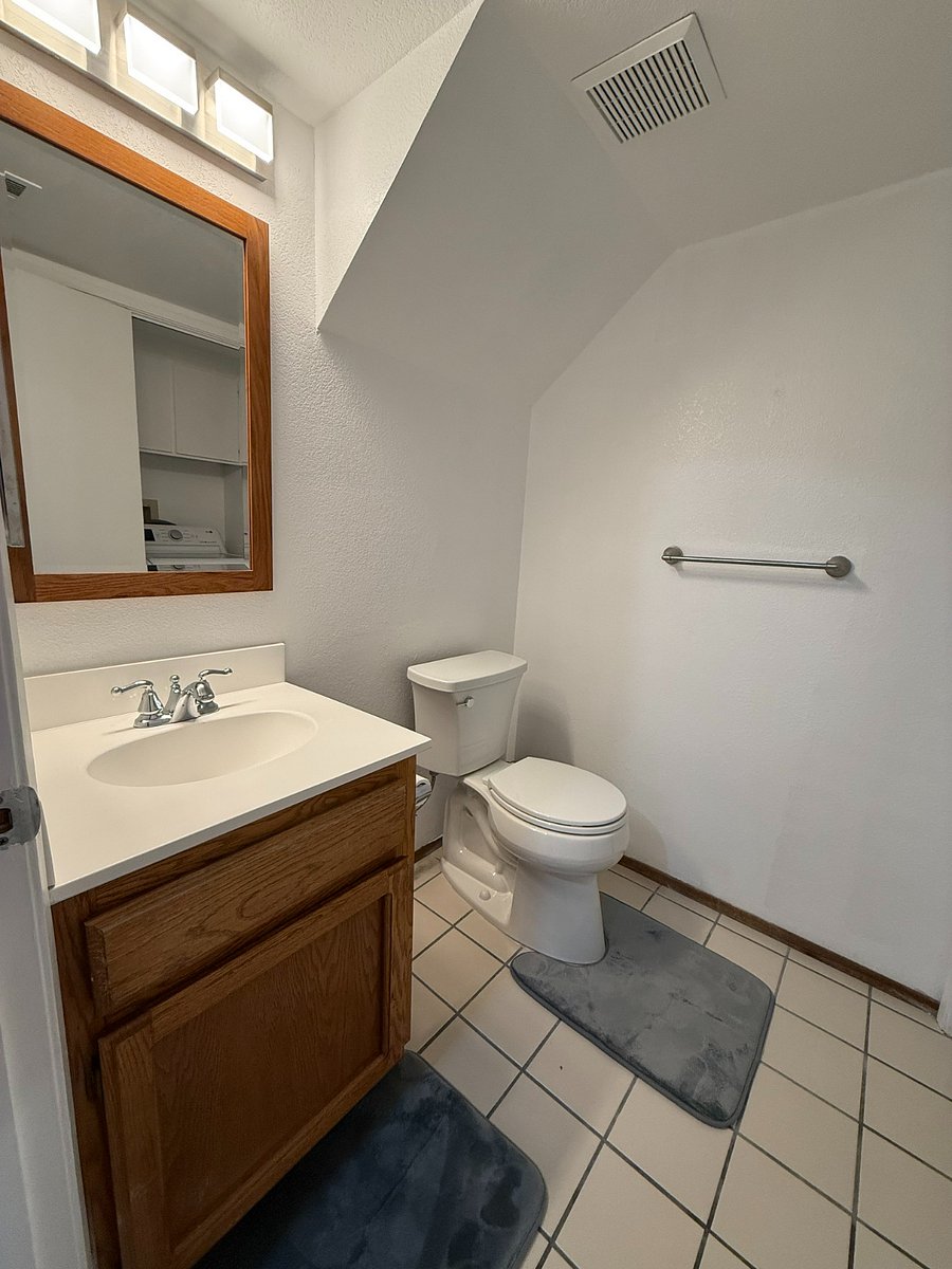 Convenient downstairs half bathroom