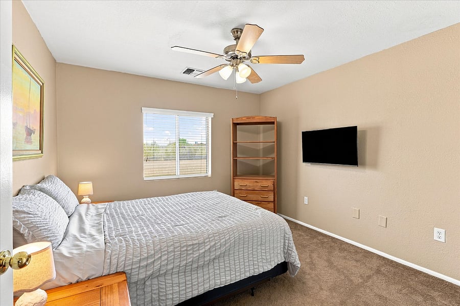 Bedroom 2 with smart TV
