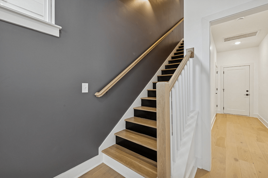 Entry stairs to main living area