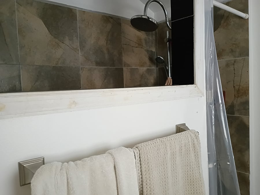Spacious shower