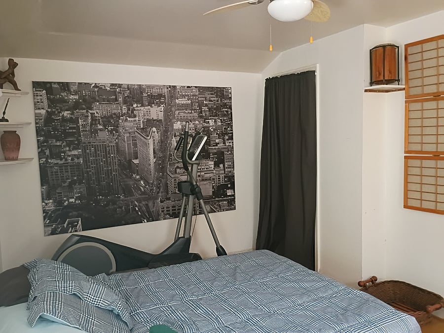 Second bedroom and closet.