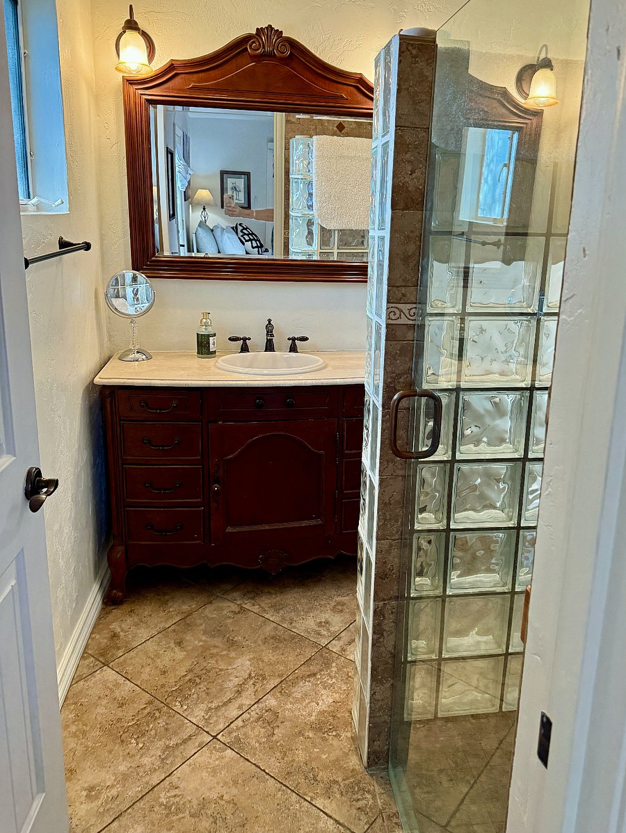 Your private bathroom.
