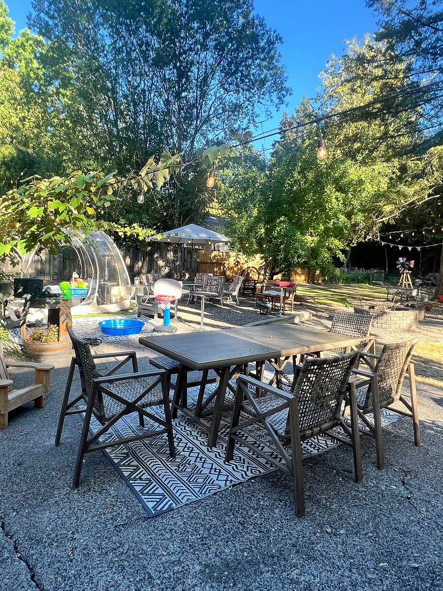 Backyard dining