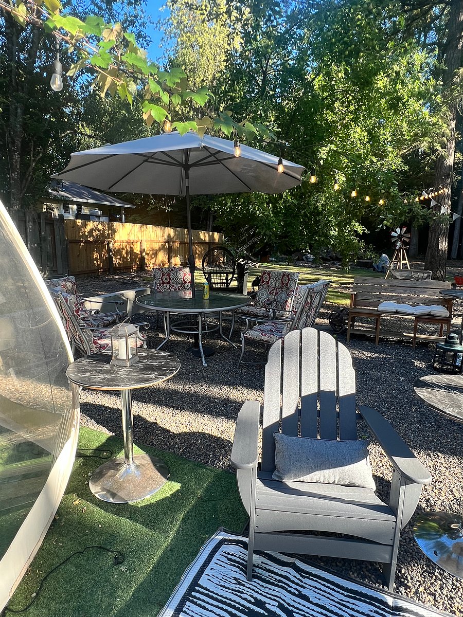 Backyard seating