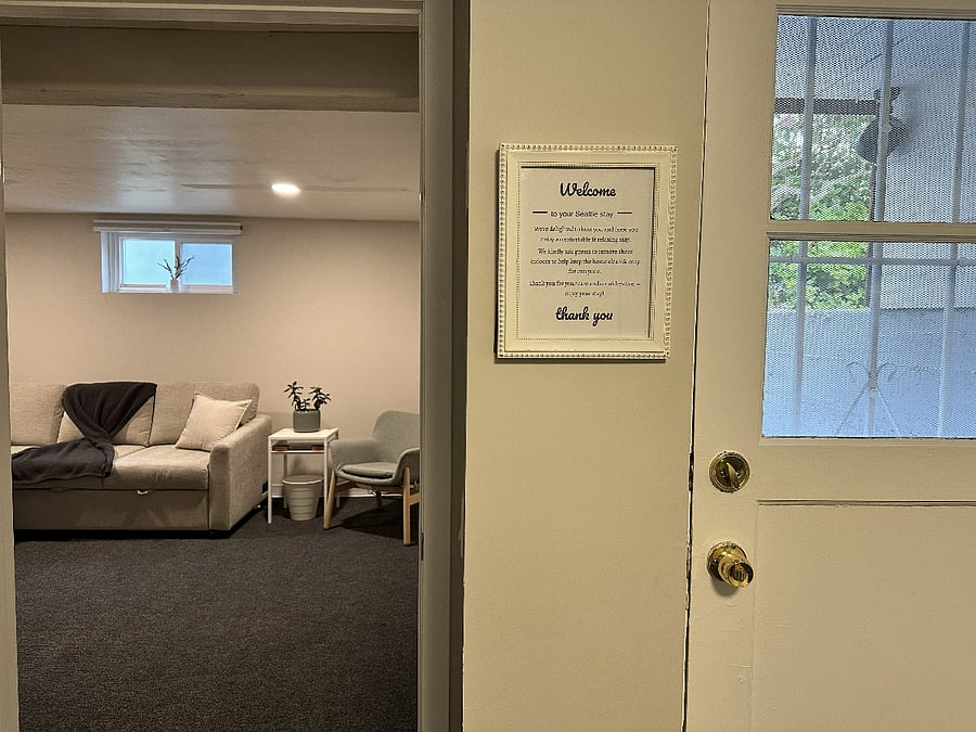 2nd living room - separate entrance - basement
