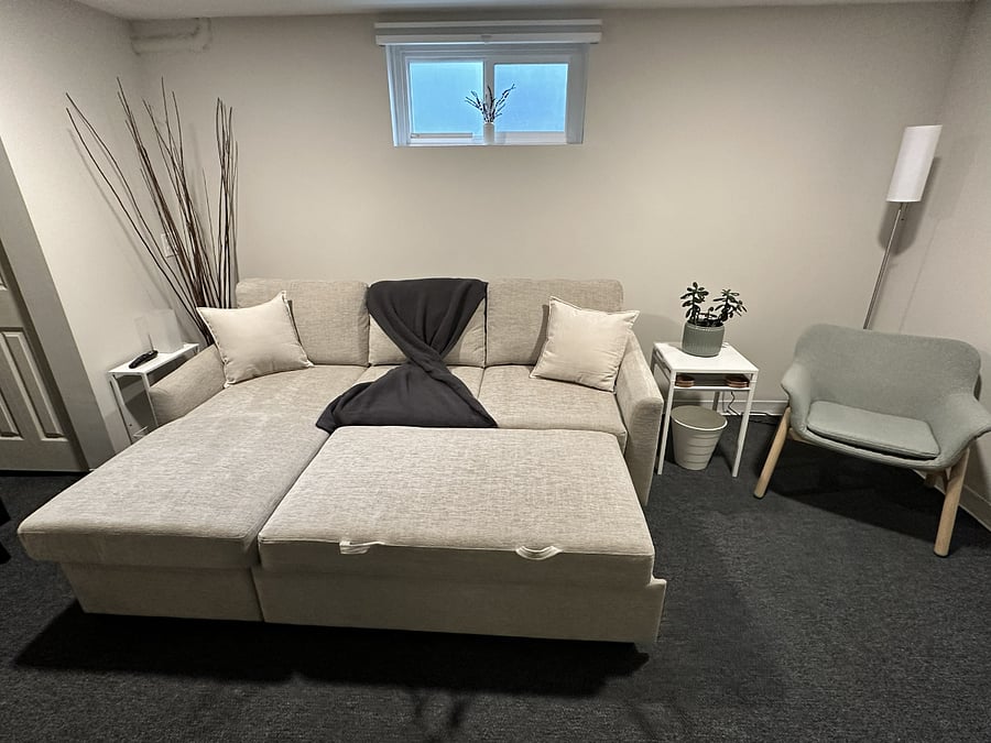 2nd living room - basement