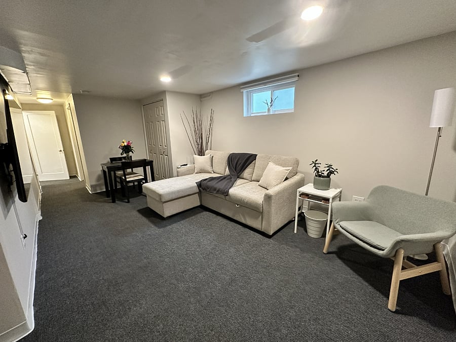 2nd living room - basement