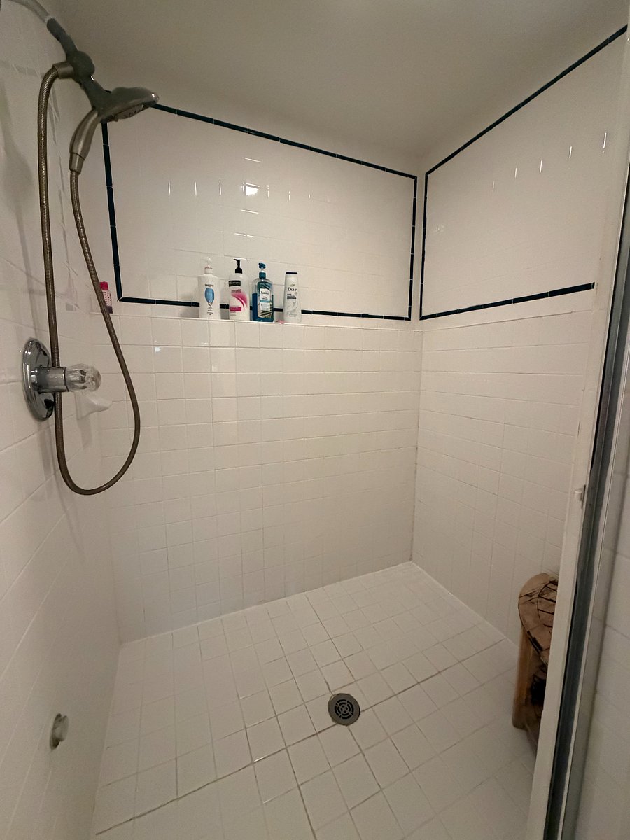downstairs steam shower