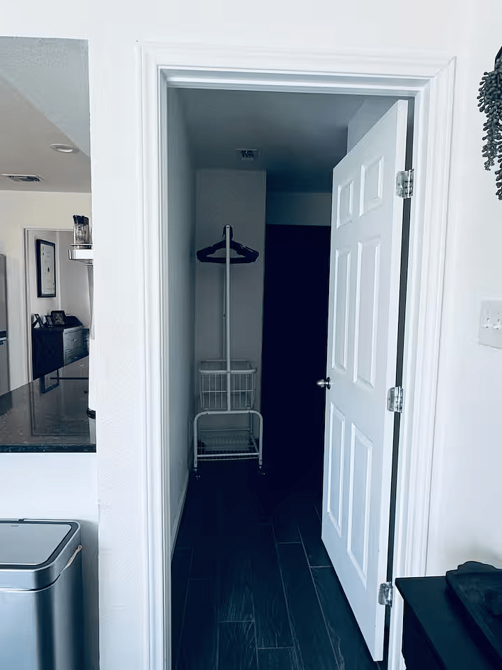 Laundry room with utility closet