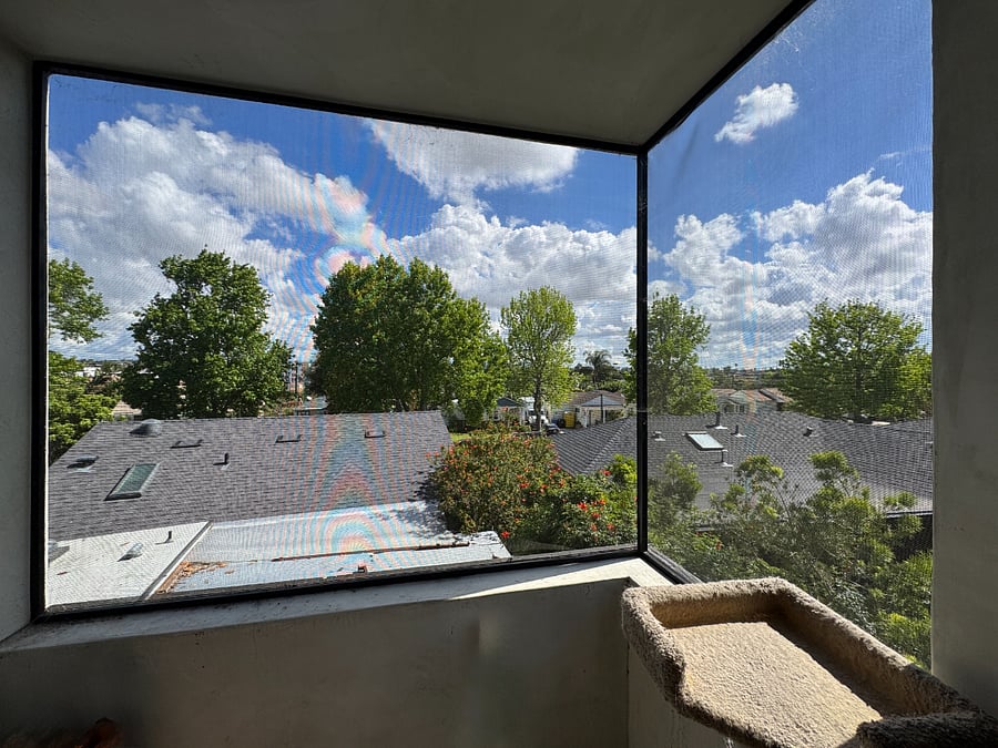 View from the master bedroom