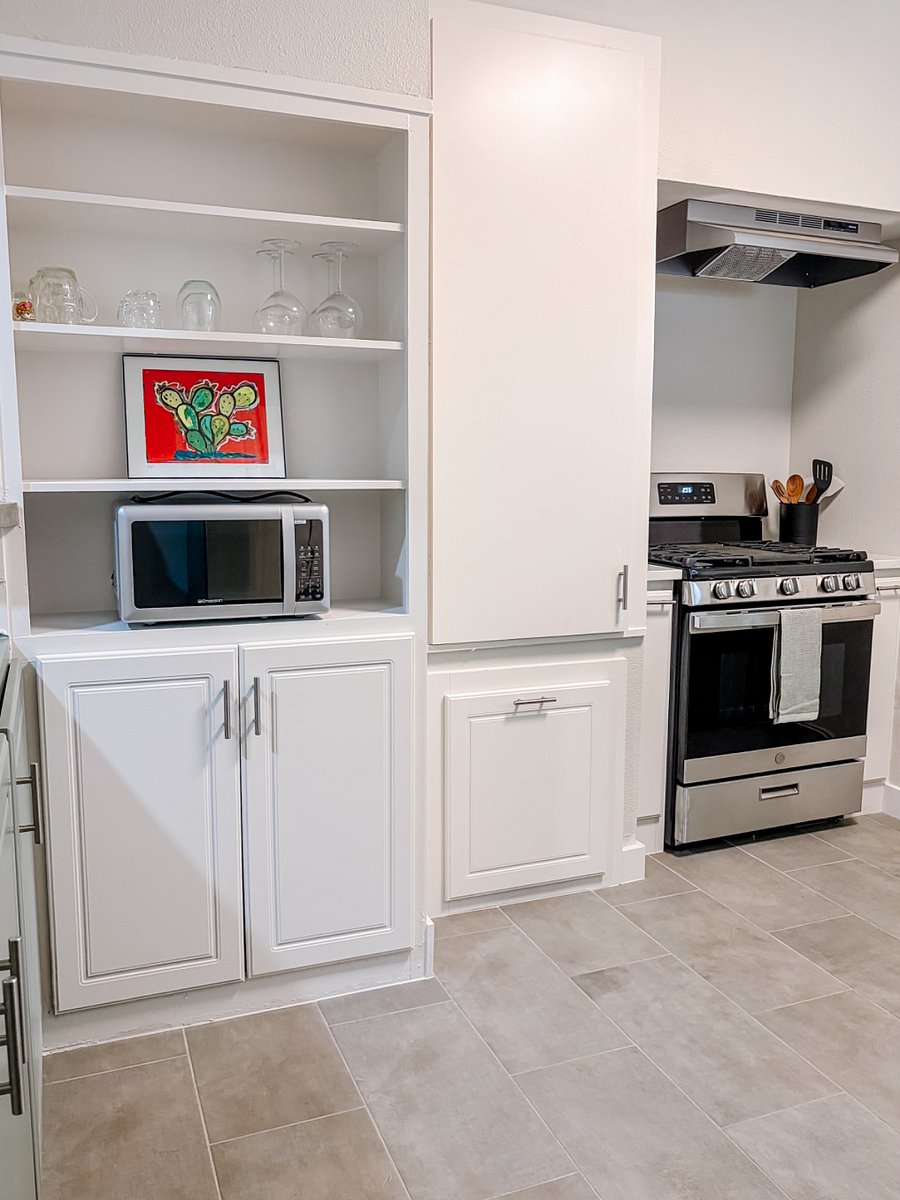 Chef-Inspired Kitchen Details
Brand-New 2026 Kitchen Appliances & Thoughtful Storage A beautifully appointed kitchen featuring a brand-new microwave, refrigerator and oven, pull-out spice racks stocked with everyday essentials, and a discreet hideaway trash/recycling station for a clean, streamlined look.