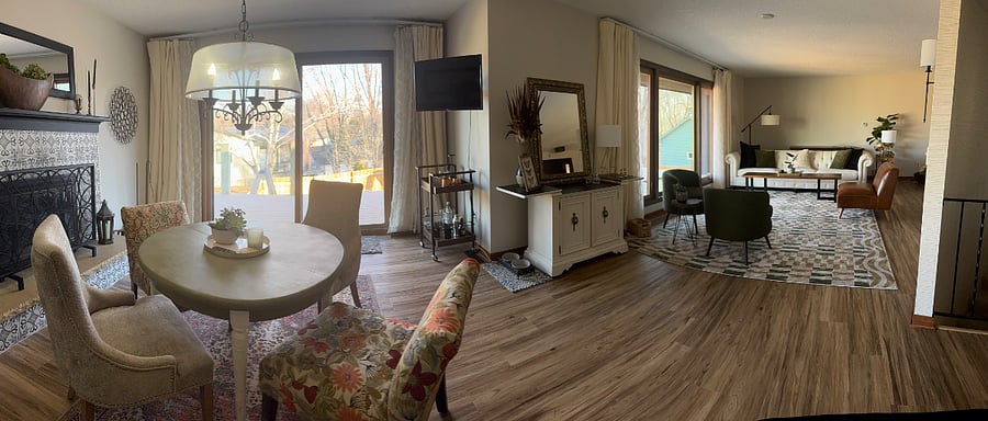 Dining & living rooms