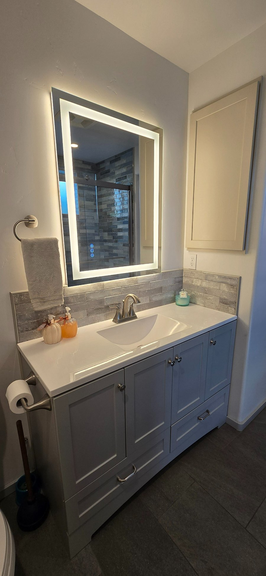 Lighted Vanity Mirror, Medicine Cabinet and Vanity Storage