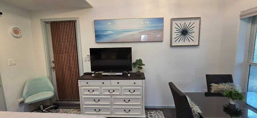 Smart TV and Dresser